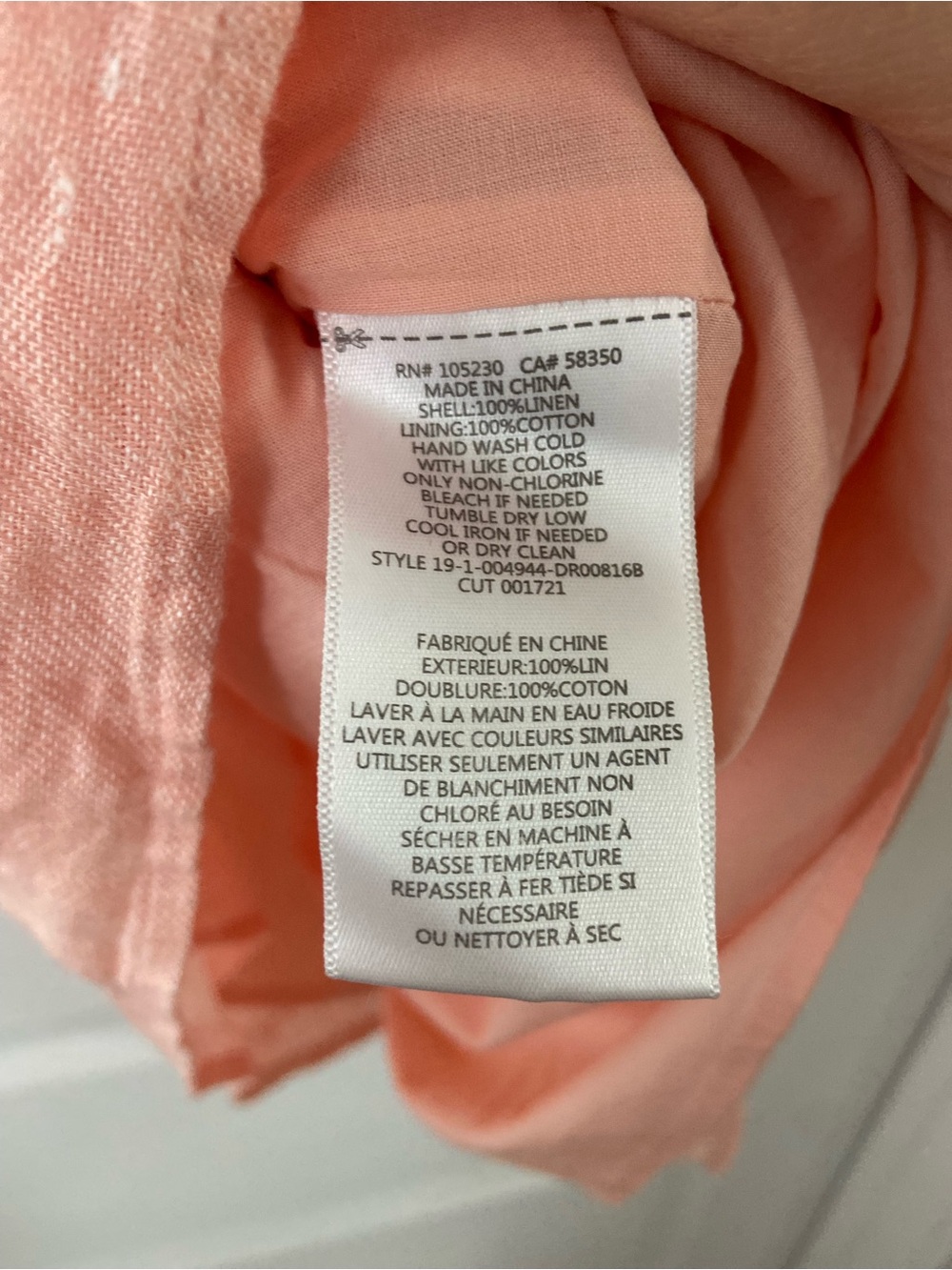 Joie Peach Halter Tie-Waist Summer Dress - Picture 8 of 8